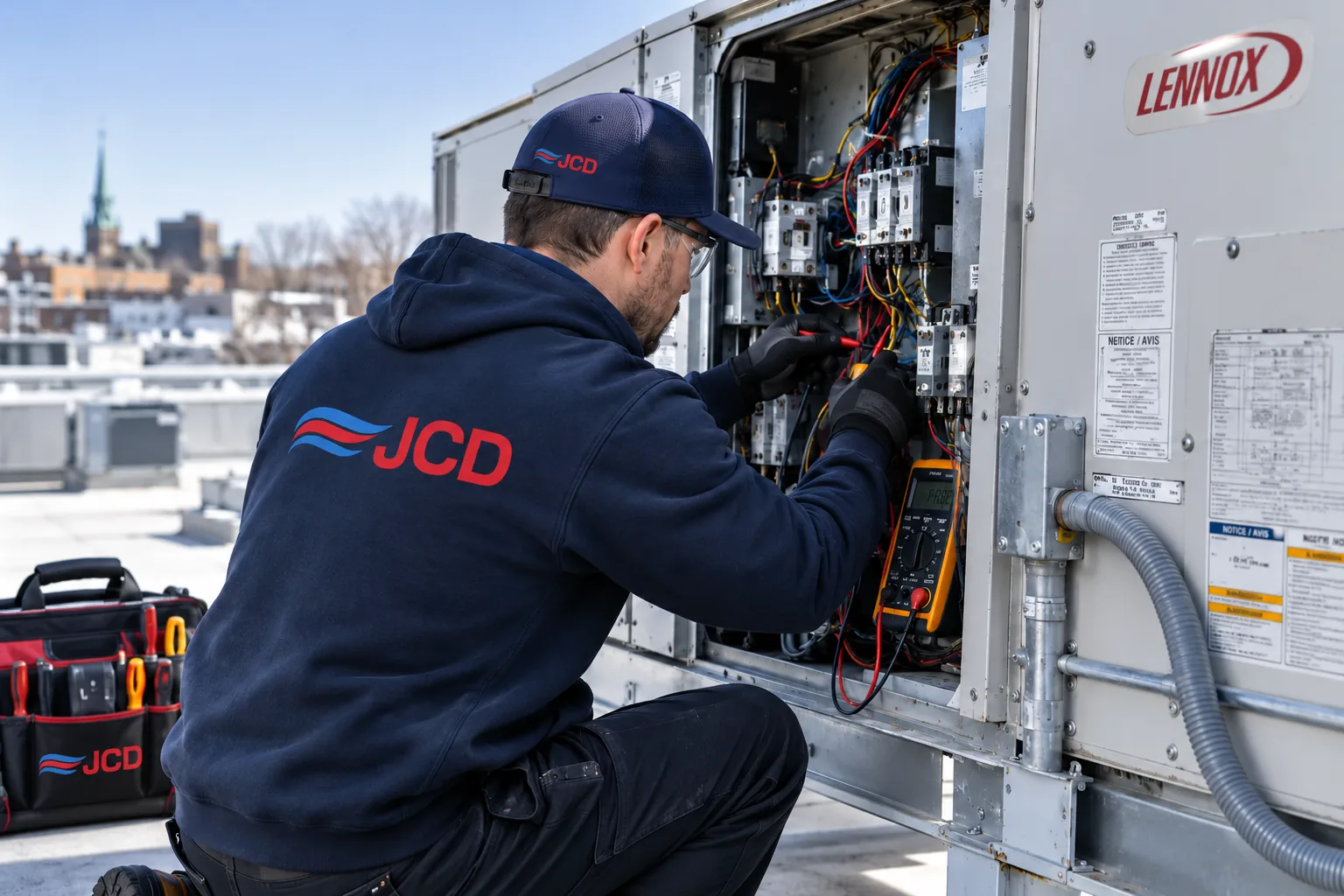 Rooftop unit electrical check